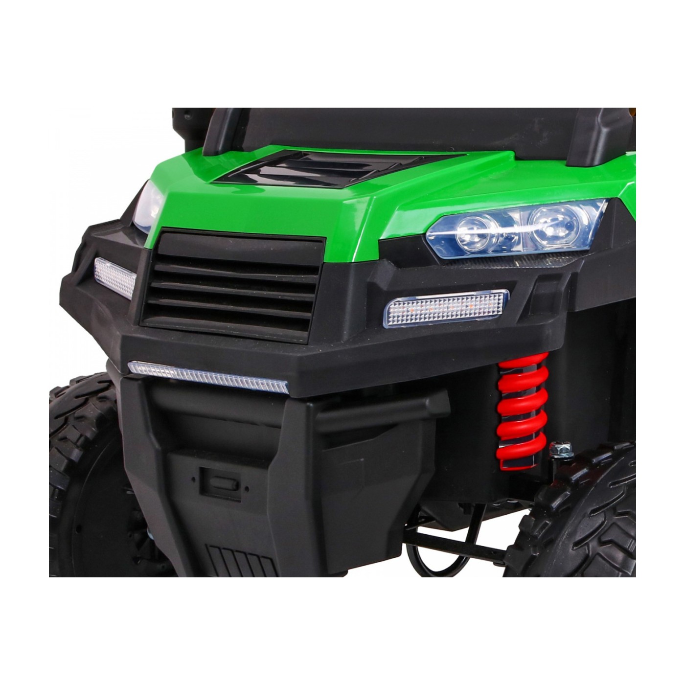 Autko Farmer Truck pro 2 děti zelená + 4x4 pohon + dálkové ovládání + Kiper + Audio LED