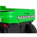 Autko Farmer Truck pro 2 děti zelená + 4x4 pohon + dálkové ovládání + Kiper + Audio LED