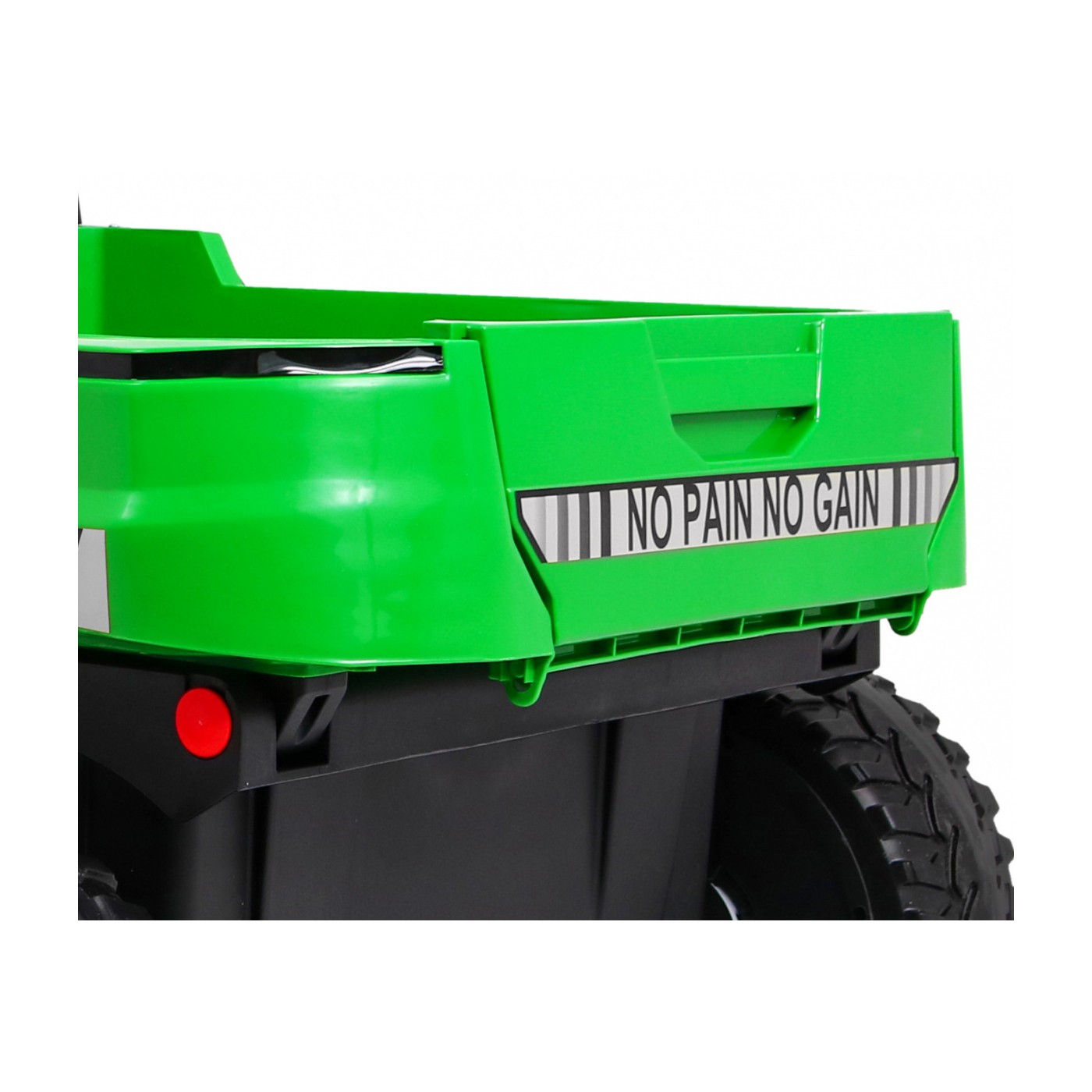 Autko Farmer Truck pro 2 děti zelená + 4x4 pohon + dálkové ovládání + Kiper + Audio LED