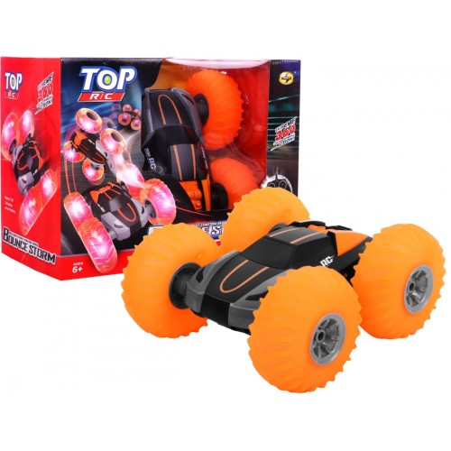 Auto R C 2 4G nafouknutá kola Light BounceStorm Pomaran