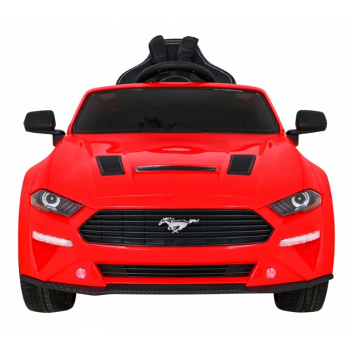 Ford Mustang GT dětská baterie auto červené nastavení sedadla audio LED EVA pomalý start