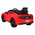 Ford Mustang GT dětská baterie auto červené nastavení sedadla audio LED EVA pomalý start