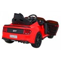 Ford Mustang GT dětská baterie auto červené nastavení sedadla audio LED EVA pomalý start