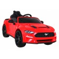 Ford Mustang GT dětská baterie auto červené nastavení sedadla audio LED EVA pomalý start