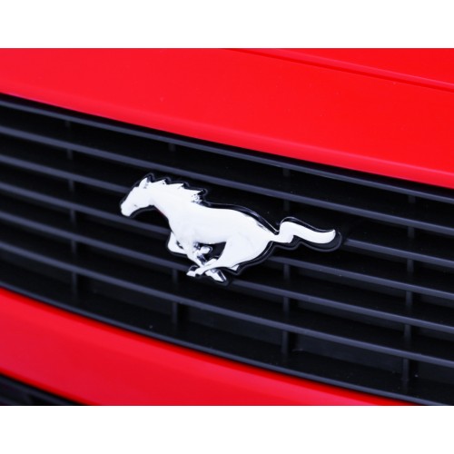 Ford Mustang GT dětská baterie auto červené nastavení sedadla audio LED EVA pomalý start