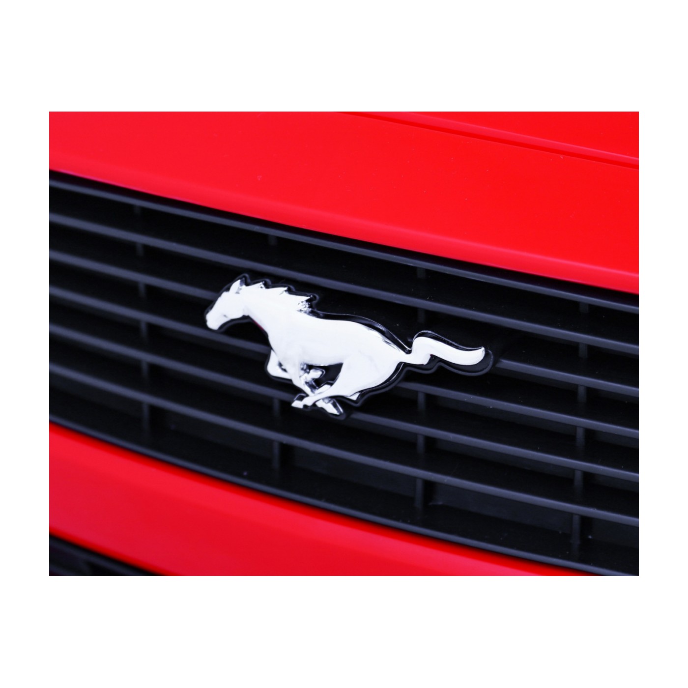 Ford Mustang GT dětská baterie auto červené nastavení sedadla audio LED EVA pomalý start