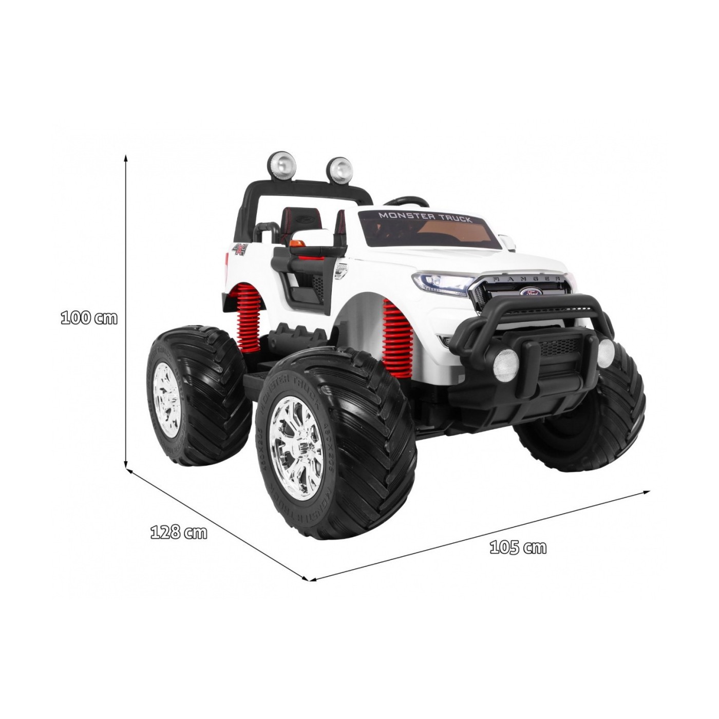 Ford Ranger MONSTER 4x4 vozidlo bílá