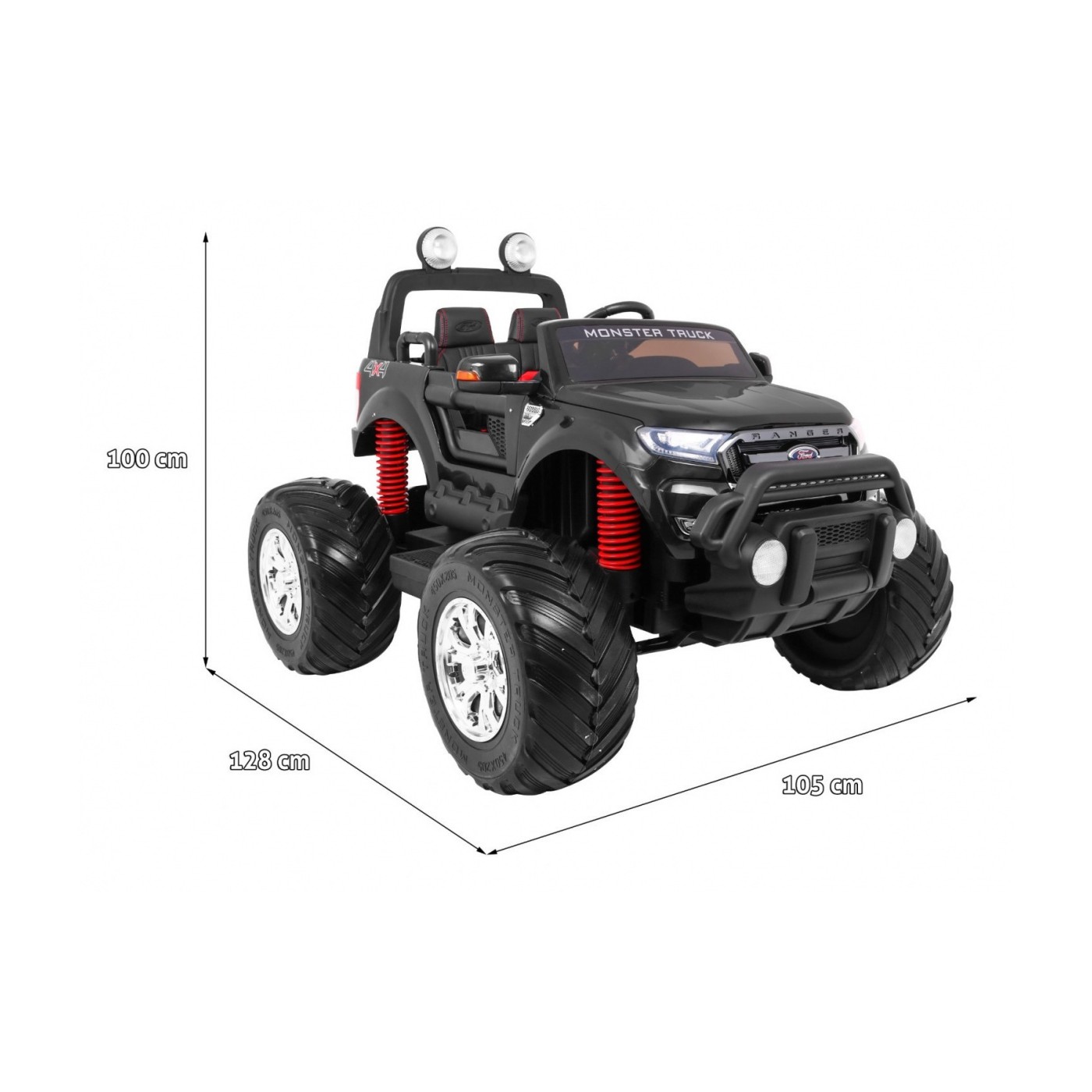 Ford Ranger MONSTER 4x4 vozidlo černé