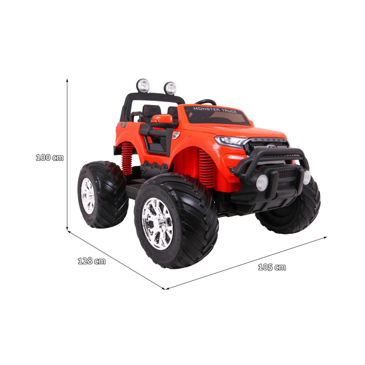 Ford Ranger MONSTER 4x4 oranžový