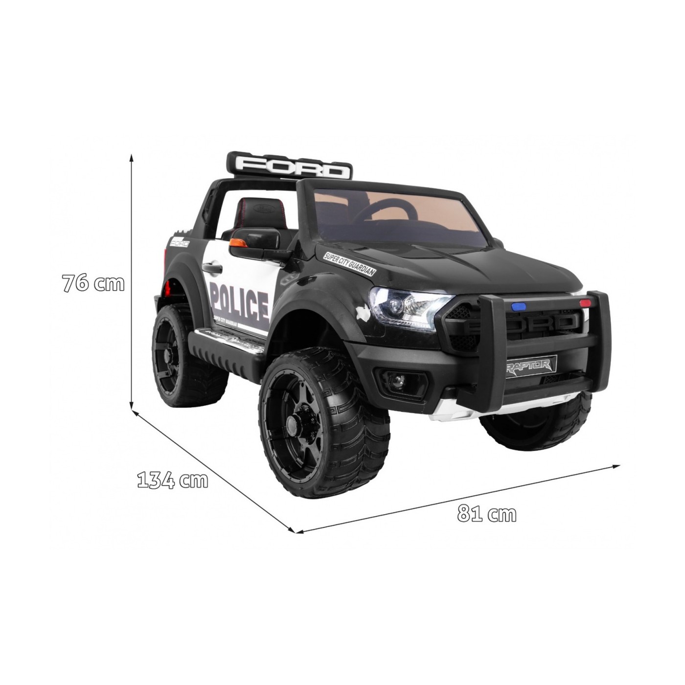 Policejní vozidlo Ford Ranger Raptor