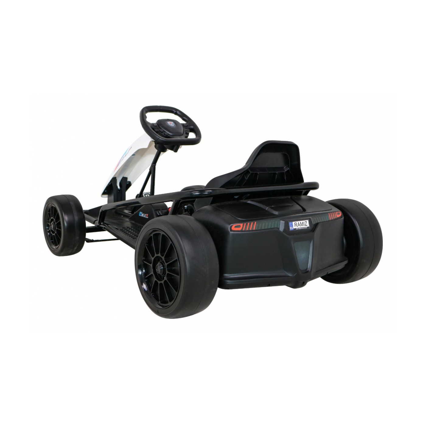 FX1 Drift Master Kids Baterie Go Kart Bílá Drift Funkce EVA KOLA