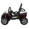 Off-Road Grand Buggy Lift pro děti bílá + Naped 4x4 + dálkové ovládání + kufr + MP3 rádio + LED