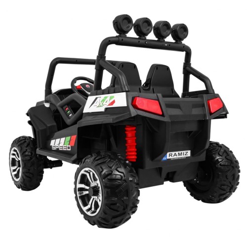 Off-Road Grand Buggy Lift pro děti bílá + Naped 4x4 + dálkové ovládání + kufr + MP3 rádio + LED