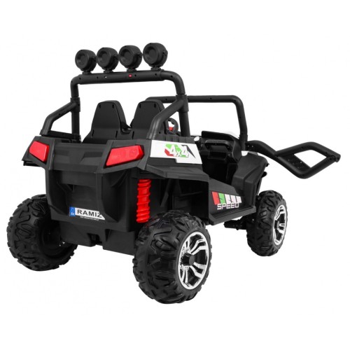 Off-Road Grand Buggy Lift pro děti bílá + Naped 4x4 + dálkové ovládání + kufr + MP3 rádio + LED