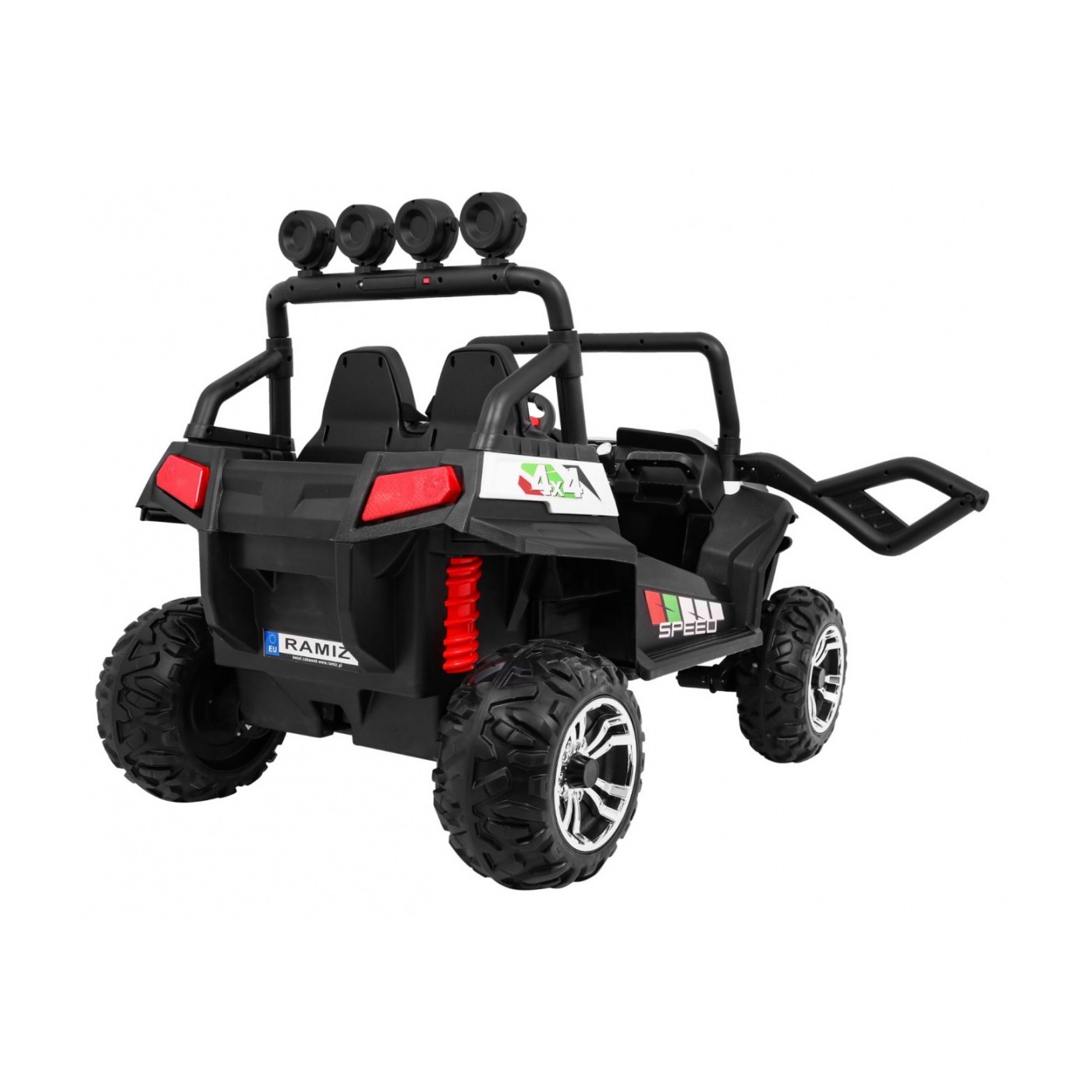 Off-Road Grand Buggy Lift pro děti bílá + Naped 4x4 + dálkové ovládání + kufr + MP3 rádio + LED