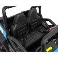 Off-Road Grand Buggy Lift pro děti modrý 4x4 řízený dálkový nosič MP3 rádio LED