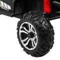 Off-Road Grand Buggy Lift pro děti modrý 4x4 řízený dálkový nosič MP3 rádio LED