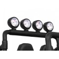 Off-Road Grand Buggy Lift pro děti modrý 4x4 řízený dálkový nosič MP3 rádio LED