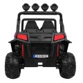 Off-Road Grand Buggy Lift pro děti Pink Power 4x4 Dálkové ovládání zavazadlový stojan MP3 rádio LED