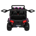 Off-Road Grand Buggy Lift pro děti Pink Power 4x4 Dálkové ovládání zavazadlový stojan MP3 rádio LED