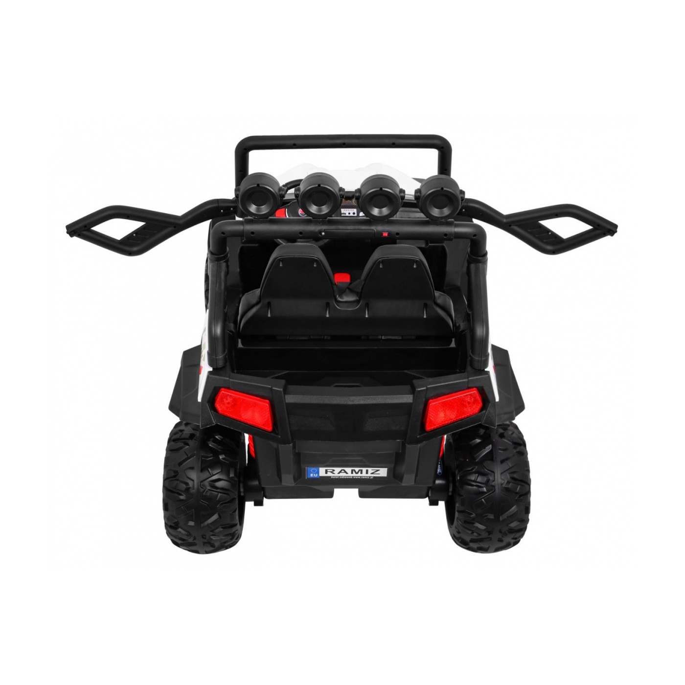 Grand Buggy Strong Lift Kids bílá Naped 4x4 Remote Trunk Radio MP3 LED