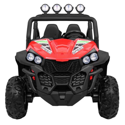 Grand Buggy Strong Lift Kids červená Naped 4x4 dálkové rádio MP3 LED