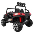 Grand Buggy Strong Lift Kids červená Naped 4x4 dálkové rádio MP3 LED