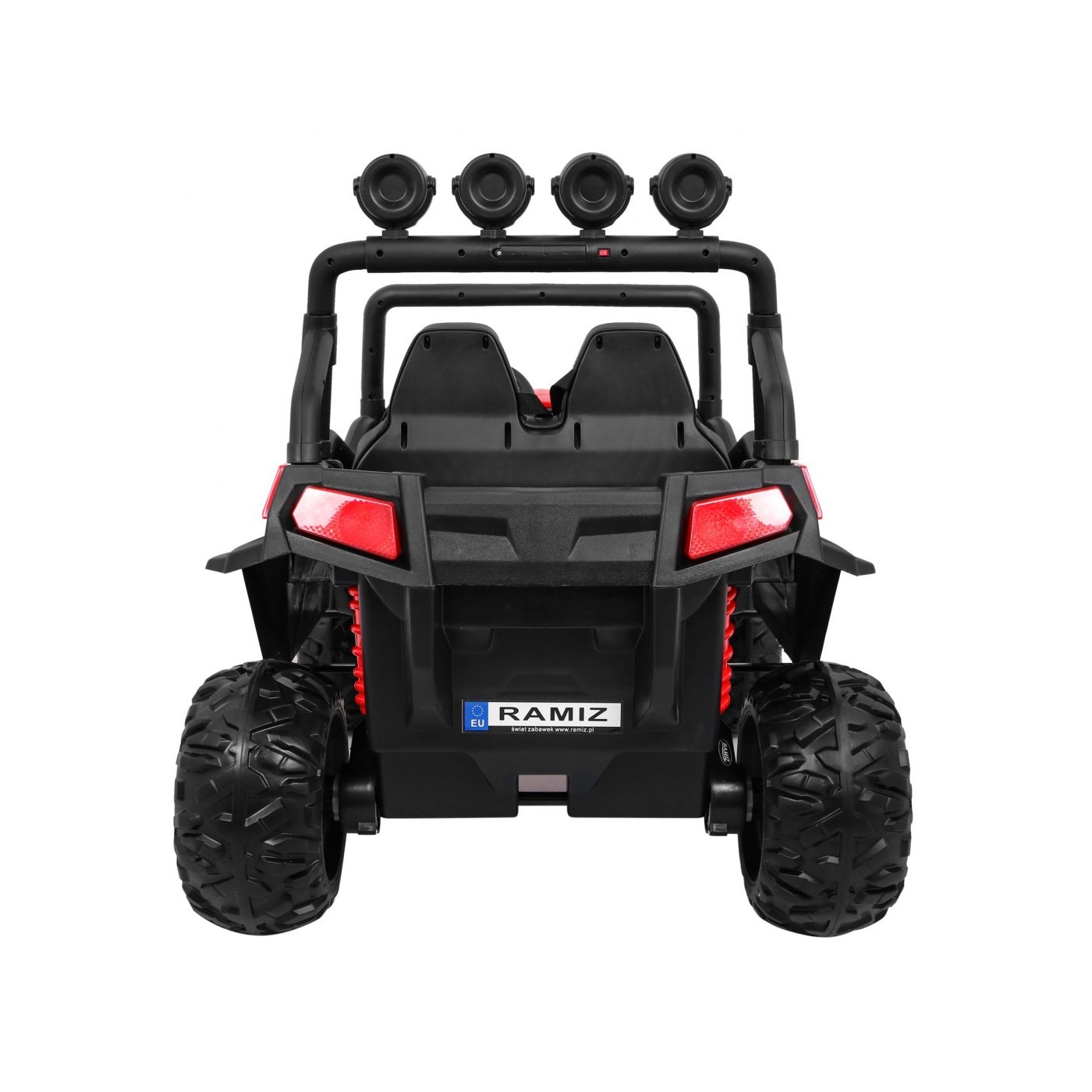 Grand Buggy Strong Lift Kids červená Naped 4x4 dálkové rádio MP3 LED