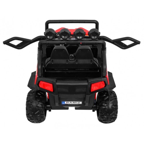 Grand Buggy Strong Lift Kids červená Naped 4x4 dálkové rádio MP3 LED