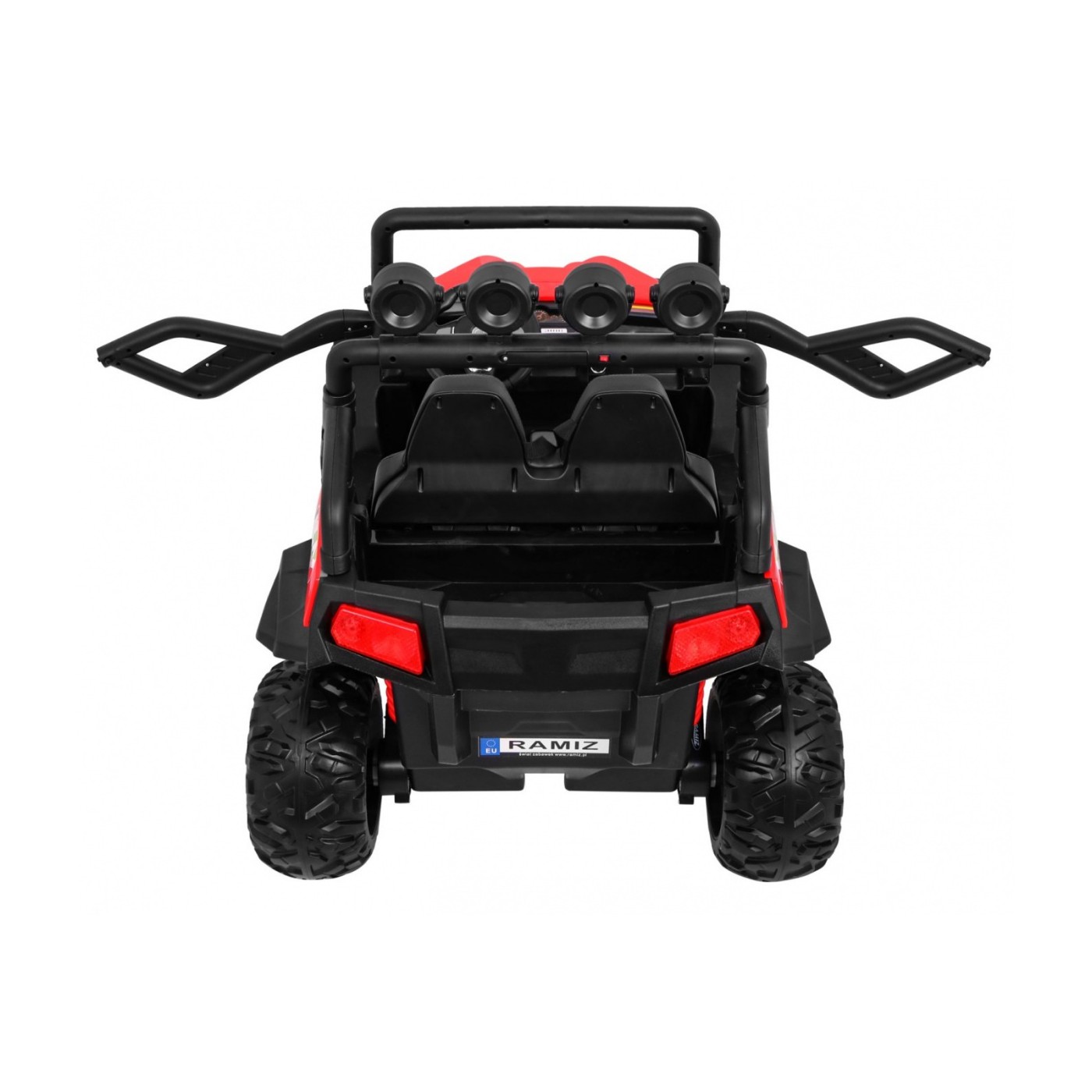 Grand Buggy Strong Lift Kids červená Naped 4x4 dálkové rádio MP3 LED