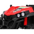 Grand Buggy Strong Lift Kids červená Naped 4x4 dálkové rádio MP3 LED