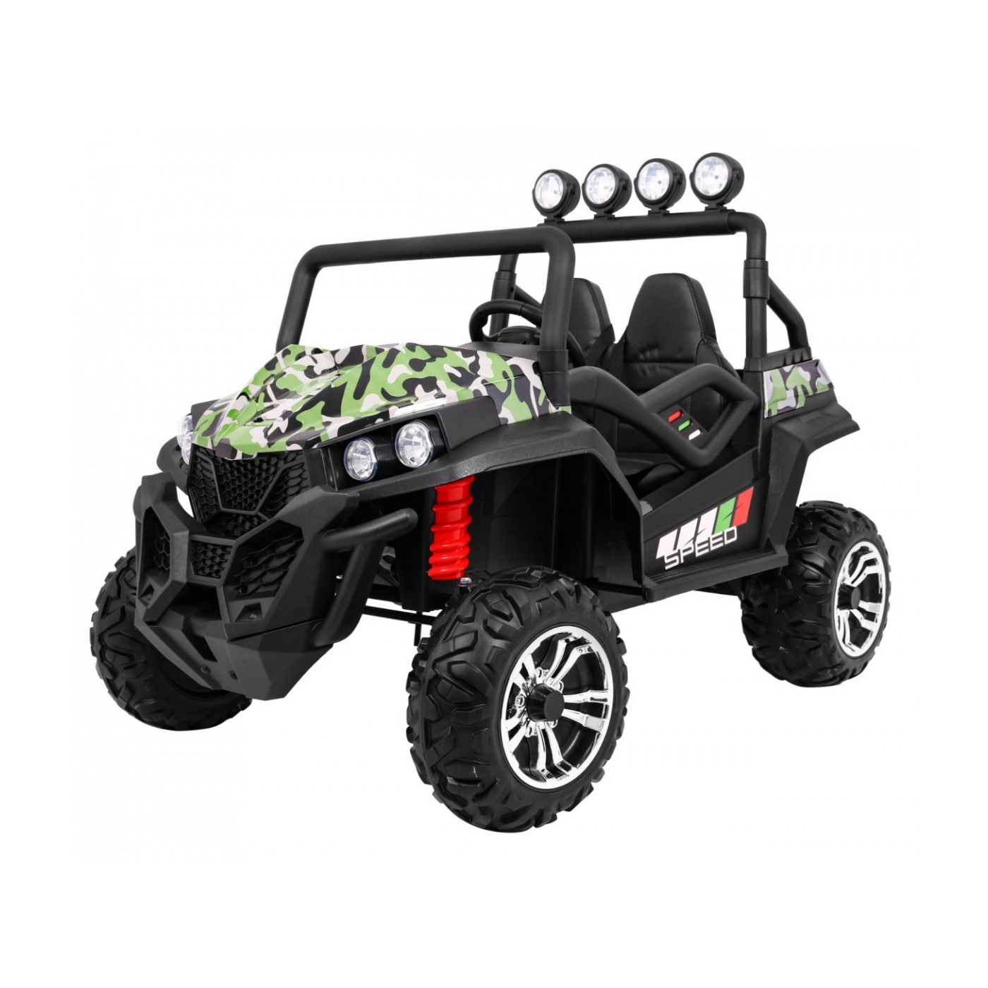 Grand Buggy Strong Lift pro děti Moro + Naped 4x4 + dálkové ovládání + kufr + rádio MP3 + LED