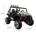 Grand Buggy Strong Lift pro děti Moro + Naped 4x4 + dálkové ovládání + kufr + rádio MP3 + LED