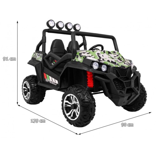 Grand Buggy Strong Lift pro děti Moro + Naped 4x4 + dálkové ovládání + kufr + rádio MP3 + LED