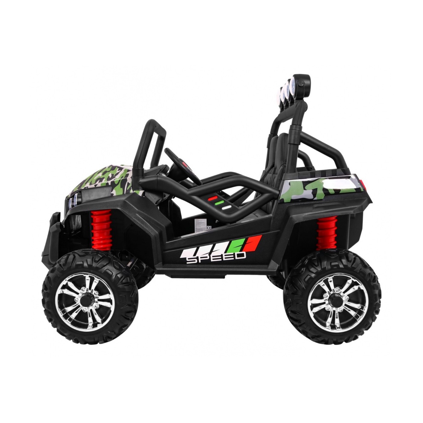 Grand Buggy Strong Lift pro děti Moro + Naped 4x4 + dálkové ovládání + kufr + rádio MP3 + LED