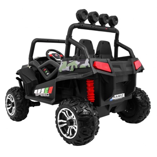 Grand Buggy Strong Lift pro děti Moro + Naped 4x4 + dálkové ovládání + kufr + rádio MP3 + LED