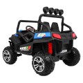Grand Buggy Strong Lift Kids Blue Driven 4x4 dálkové ovládání kufr rádio MP3 LED