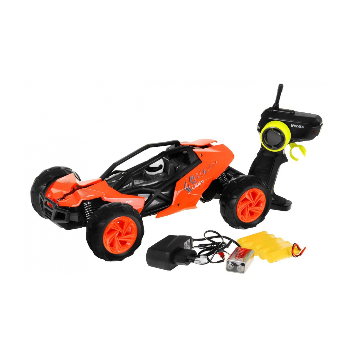 Auto R C Buggy 2 4G WINYEA 1 14 oranžová