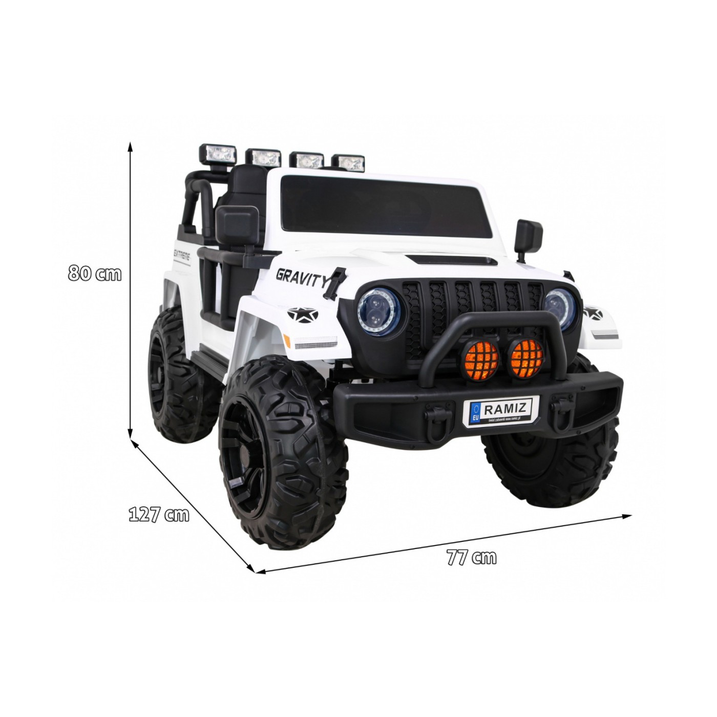 GRAVITY Strong Vehicle Bílá