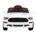 Autíčko GT Sport na baterii pro děti bílá + dálkové ovládání + pomalý start + zavazadlový prostor + MP3 LED