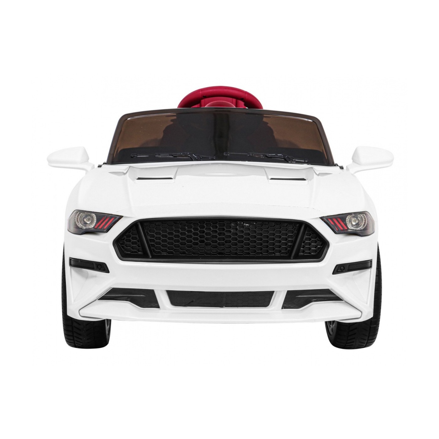 Autíčko GT Sport na baterii pro děti bílá + dálkové ovládání + pomalý start + zavazadlový prostor + MP3 LED