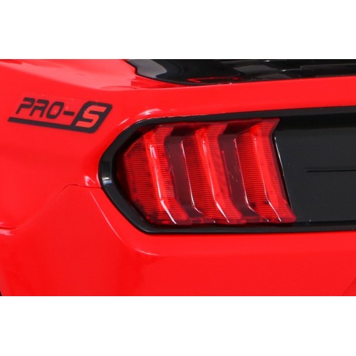 Autíčko GT Sport na baterii pro děti červená + dálkové ovládání + pomalý start + zavazadlový prostor + MP3 LED