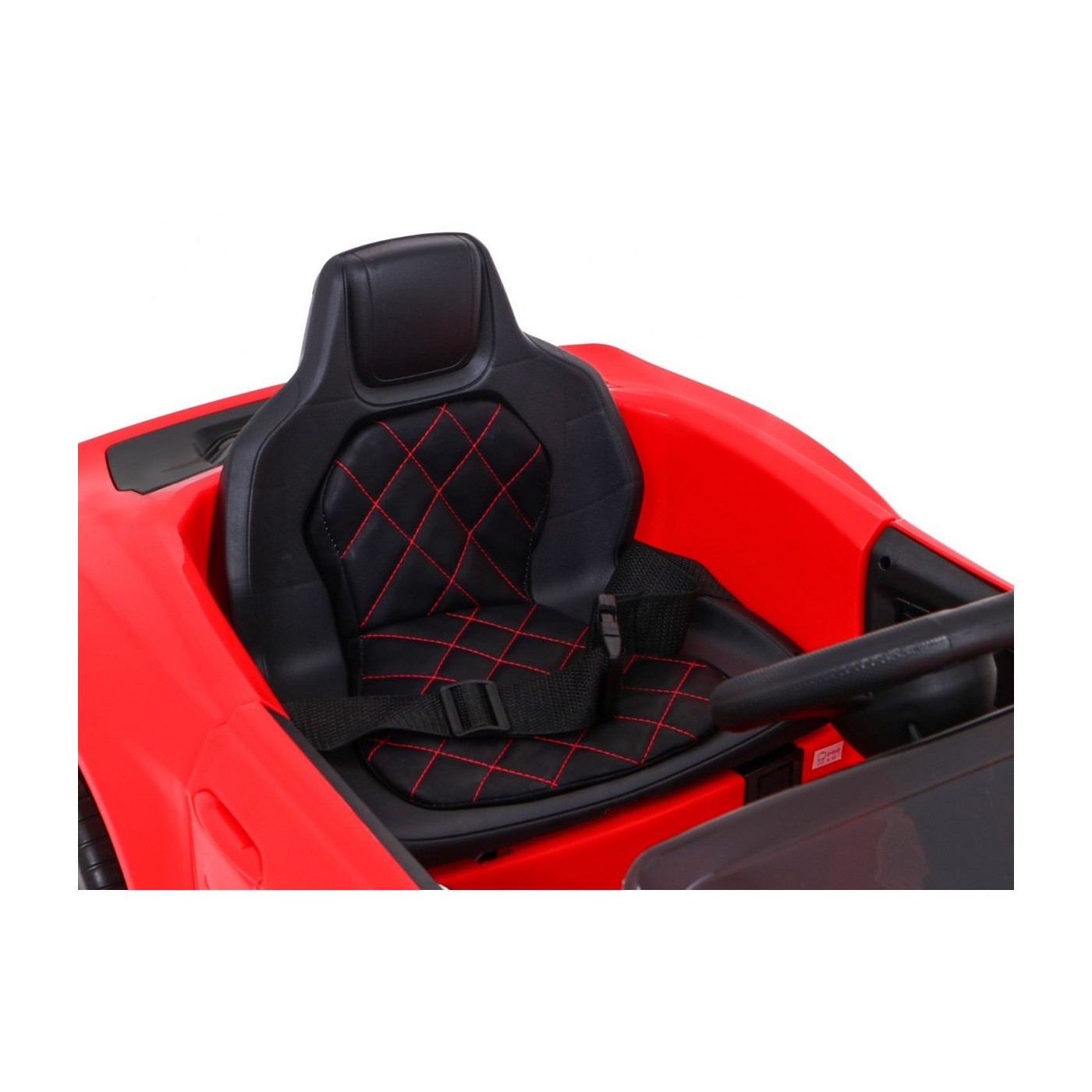 Autíčko GT Sport na baterii pro děti červená + dálkové ovládání + pomalý start + zavazadlový prostor + MP3 LED