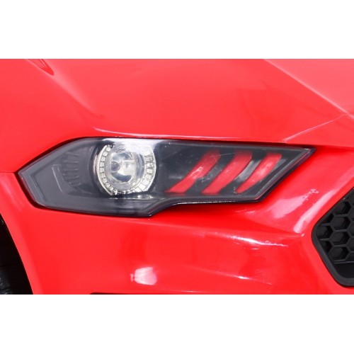 Autíčko GT Sport na baterii pro děti červená + dálkové ovládání + pomalý start + zavazadlový prostor + MP3 LED