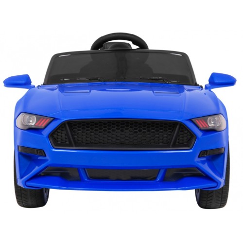 Autíčko GT Sport dobíjecí dětský modrý dálkový pomalý start kufr MP3 LED