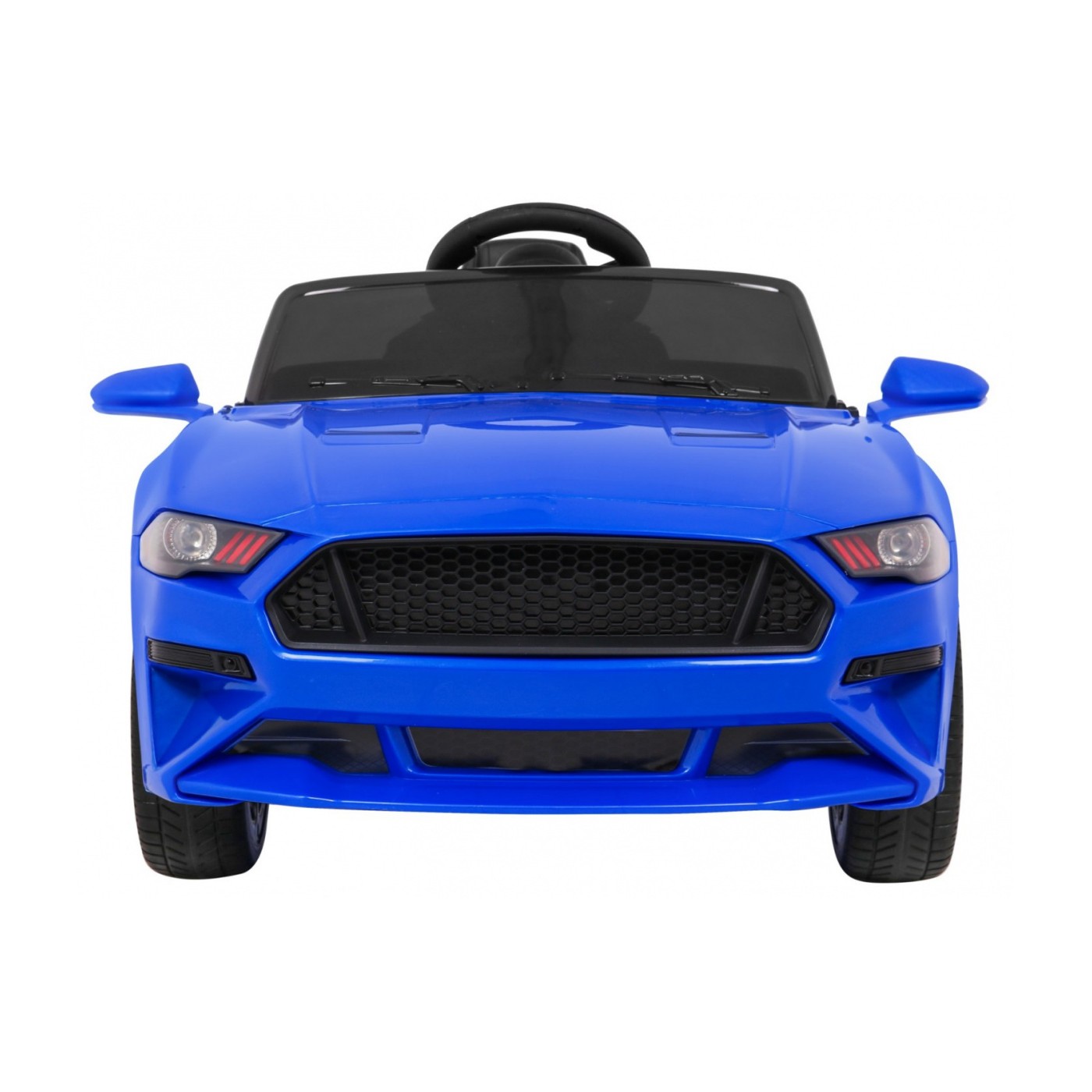 Autíčko GT Sport dobíjecí dětský modrý dálkový pomalý start kufr MP3 LED