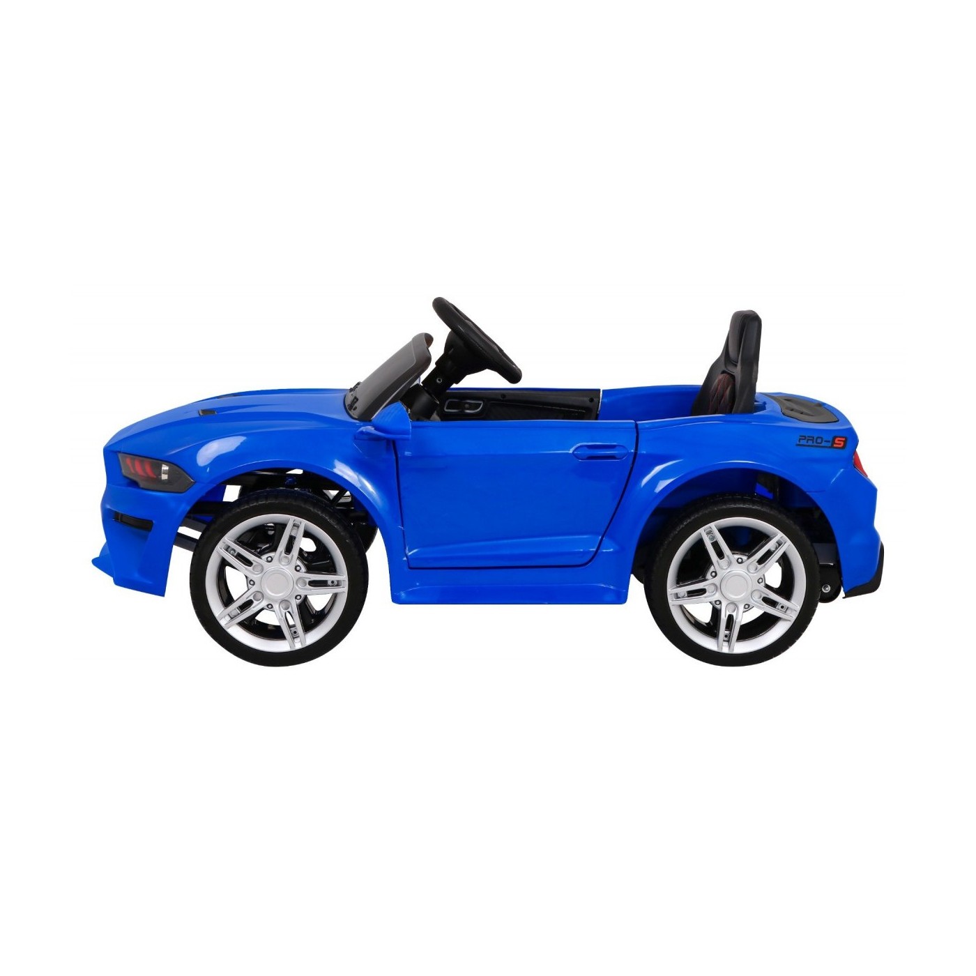 Autíčko GT Sport dobíjecí dětský modrý dálkový pomalý start kufr MP3 LED