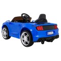 Autíčko GT Sport dobíjecí dětský modrý dálkový pomalý start kufr MP3 LED