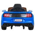 Autíčko GT Sport dobíjecí dětský modrý dálkový pomalý start kufr MP3 LED