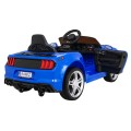 Autíčko GT Sport dobíjecí dětský modrý dálkový pomalý start kufr MP3 LED